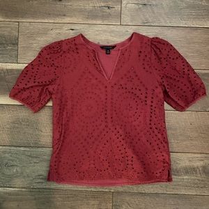 Banana Republic Lined Short Sleeve Shirt Size XS